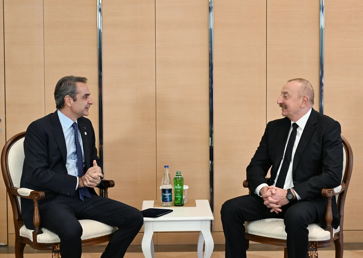 Prezident İlham Əliyev Yunanıstanın Baş naziri ilə görüşüb - YENİLƏNİB