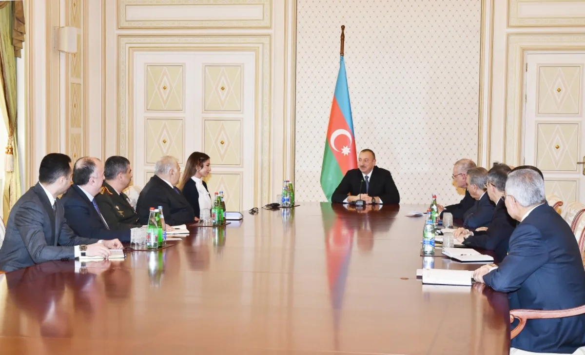 Azerbaijani President chairs Security Council meeting