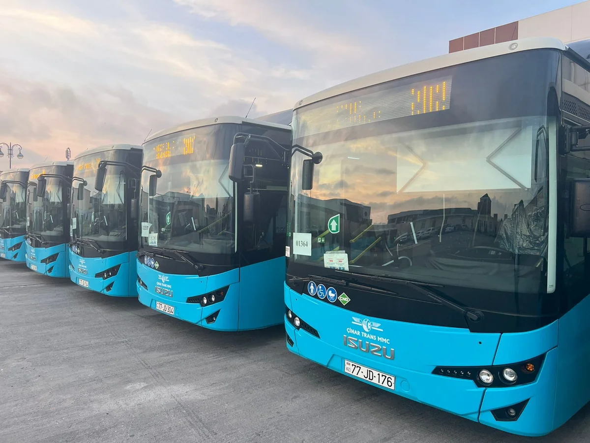 Bakıda daha 25 ədəd 12 metrlik avtobus xəttə buraxılacaq