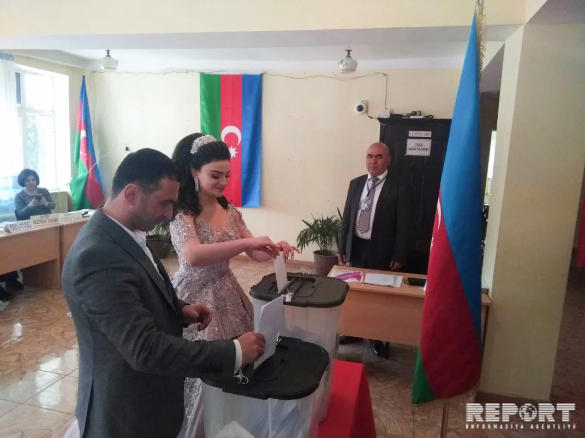 Qaxda bəy və gəlin toy günü səs verib - VİDEO