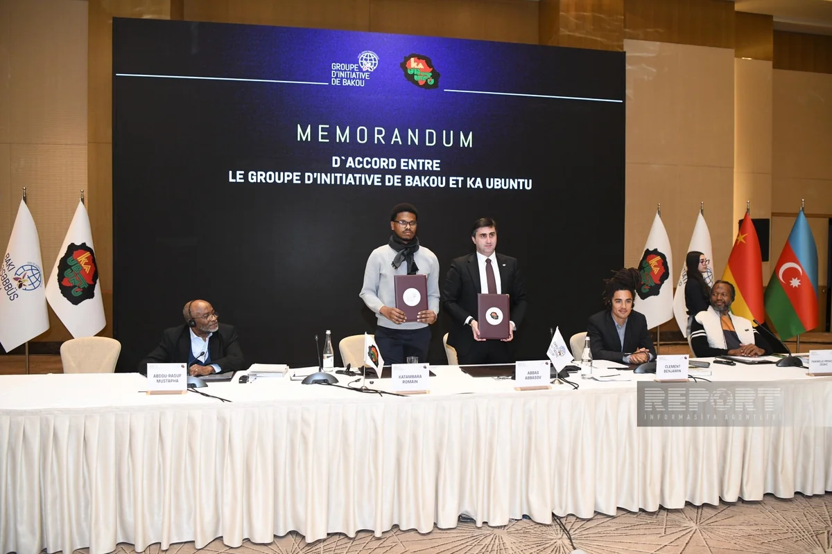 Bakı Təşəbbüs Qrupu və Reyunyon adasının Ka Ubuntu təşkilatı arasında memorandum imzalanıb