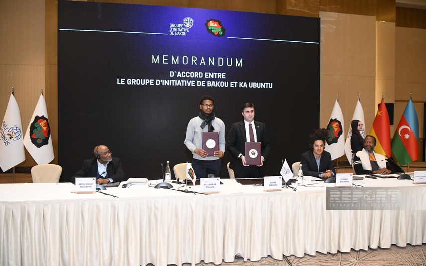 Bakı Təşəbbüs Qrupu və Reyunyon adasının Ka Ubuntu təşkilatı arasında memorandum imzalanıb