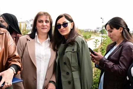 İlham Əliyev və birinci xanım Ağdamın Sarıcalı kəndinin ilk mərhələsinin açılışında iştirak edib - YENİLƏNİB-3