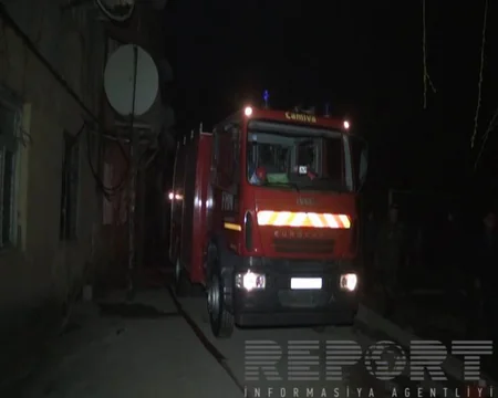 ​Tovuzda binada yanğın nəticəsində iki nəfər tüstüdən zəhərlənib