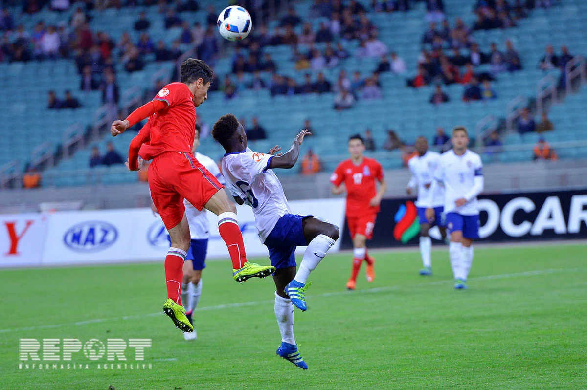 Avro-2016 (U-17): Azərbaycan-Portuqaliya matçı - FOTOREPORTAJ