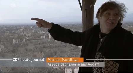 ZDF kanalında işğaldan azad olunmuş Ağdam və Füzuli rayonlarından reportaj yayımlanıb