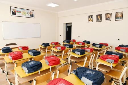Şamaxıda Məlikçobanlı kənd tam orta məktəbinin açılışı olub - YENİLƏNİB