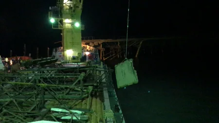 Qərargah: Uçmuş estakada qalıqlarının çıxarılması həyata keçirilir