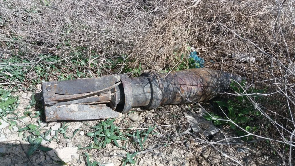 Xızıda top mərmisi tapılıb