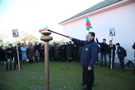 Azərbaycanın daha 10 kəndinə qaz verilib