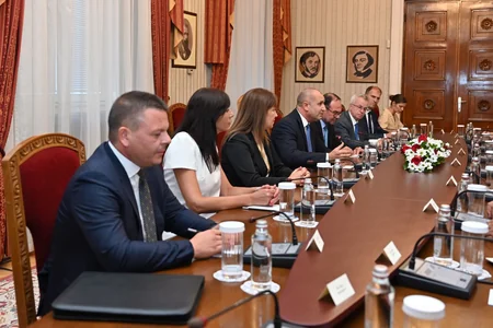 Sahibə Qafarova Bolqarıstanın Prezidenti ilə görüşüb