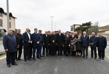 President Ilham Aliyev attended opening of Mardakan-Gala highway