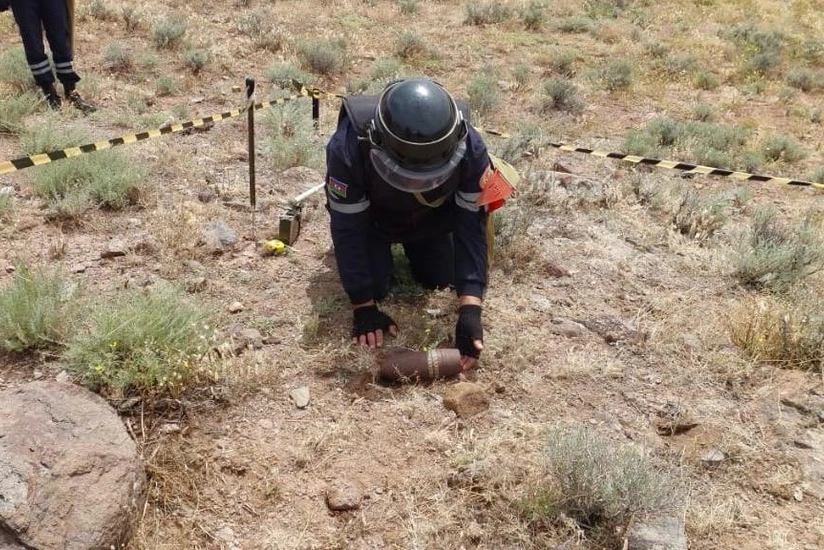 Culfada top mərmisi tapılıb