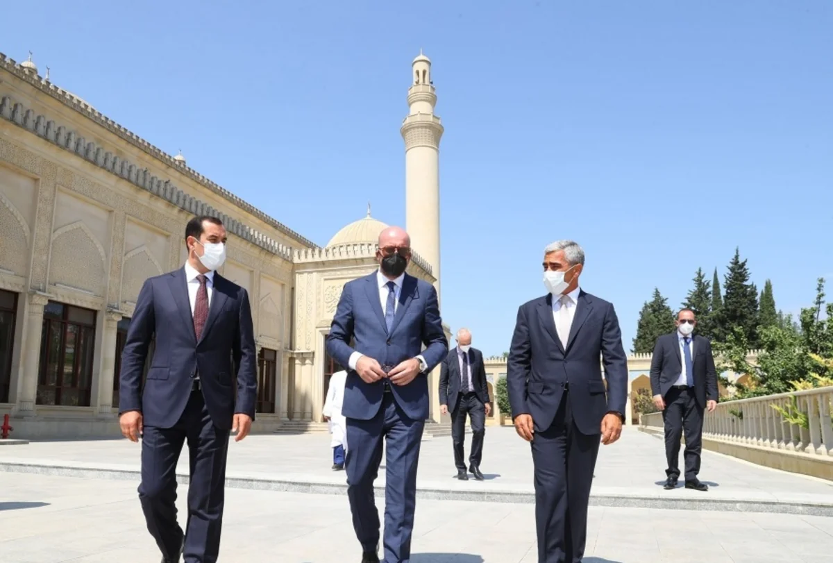 Avropa İttifaqı Şurasının Prezidenti Şamaxı Cümə məscidində