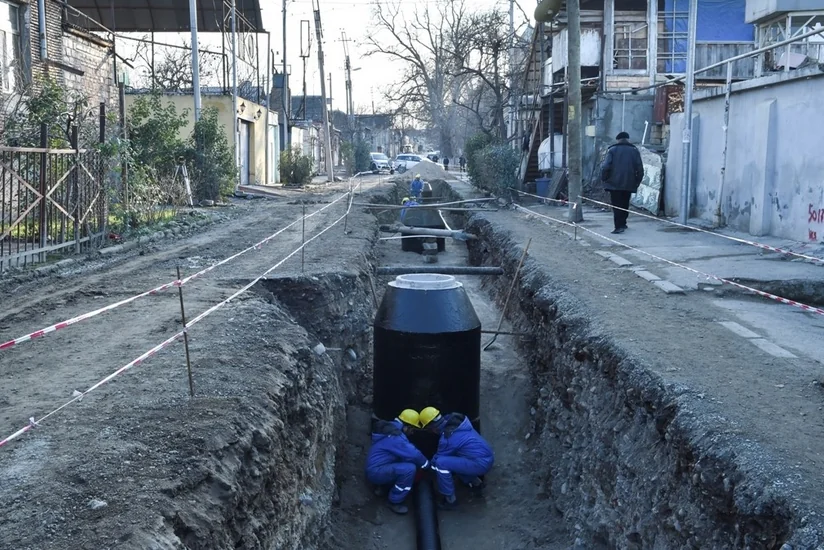 Bu il Bakının üç küçəsində su və kanalizasiya xətləri yenilənəcək