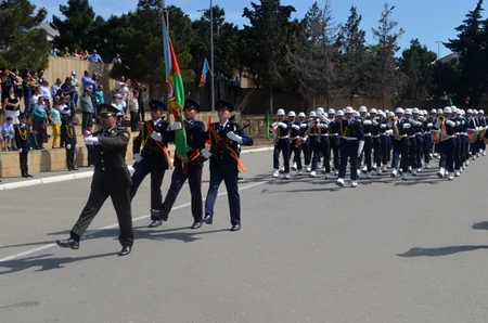​Cəmşid Naxçıvanski adına Hərbi Liseydə məzunların buraxılış mərasimi keçirilib