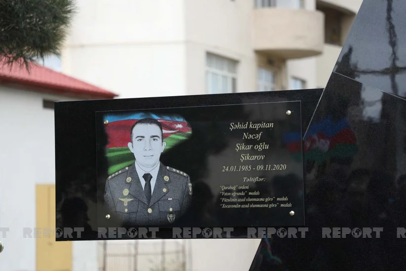 Düşməni əlləri ilə boğan şəhidin adı əbədiləşdirilib