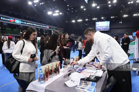 Bakıda Qazaxıstan universitetlərinin təhsil sərgisinin rəsmi açılışı olub