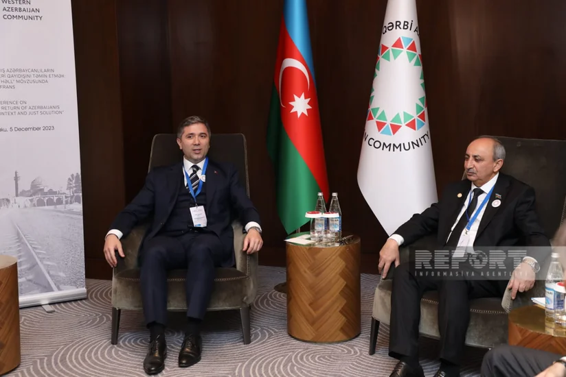 Qərbi Azərbaycan İcmasının sədri AK Partinin sədr müavini ilə görüşüb