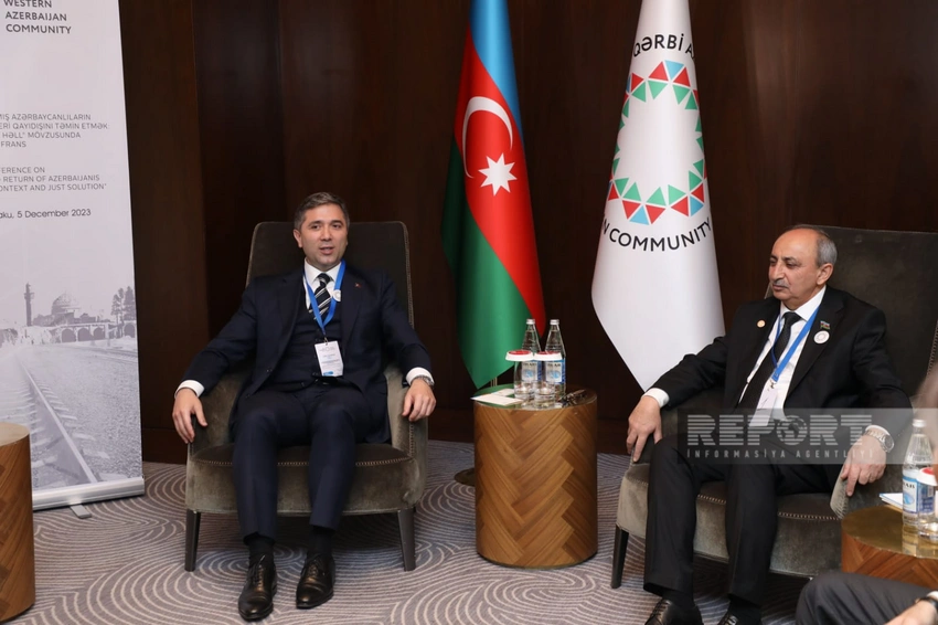 Qərbi Azərbaycan İcmasının sədri AK Partinin sədr müavini ilə görüşüb