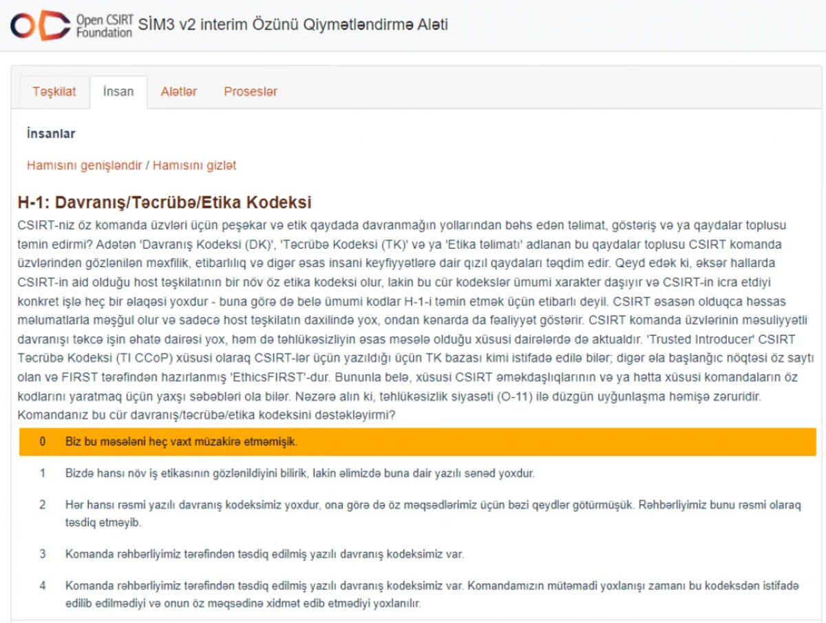 Beynəlxalq təhlükəsizlik modelinin Azərbaycan dilində versiyası istifadəyə verilib