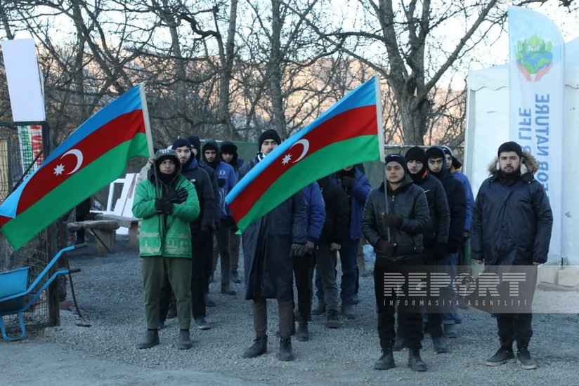 Акция на дороге Ханкенди-Лачын продолжается уже 68 дней