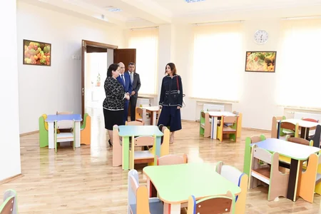 A newly-renovated orphanage-kindergarten No 80 opens in Baku