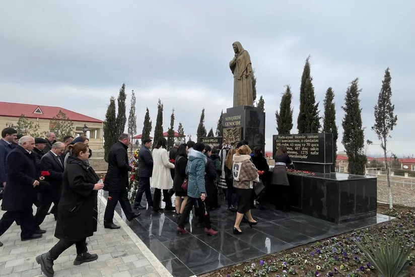 Kəlbəcər və Mingəçevirdə Xocalı qurbanları anılıb
