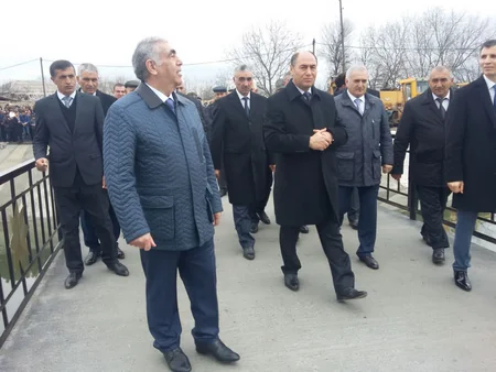 Bərdədə yeni körpü istifadəyə verildi - FOTO