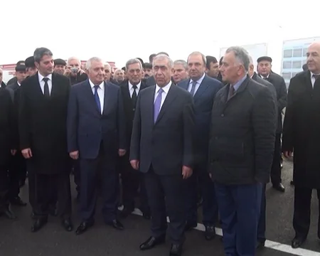 Hacıqabul-Kürdəmir avtomobil yolunun açılış mərasimi keçirilib