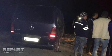 Tovuzda yol qəzası baş verib, xəsarət alan var - FOTO