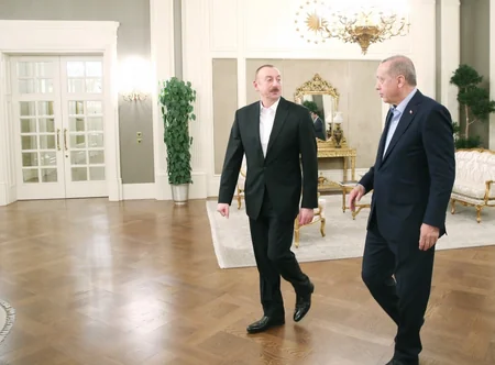 Prezident İlham Əliyev və Rəcəb Tayyib Ərdoğan birgə şam ediblər