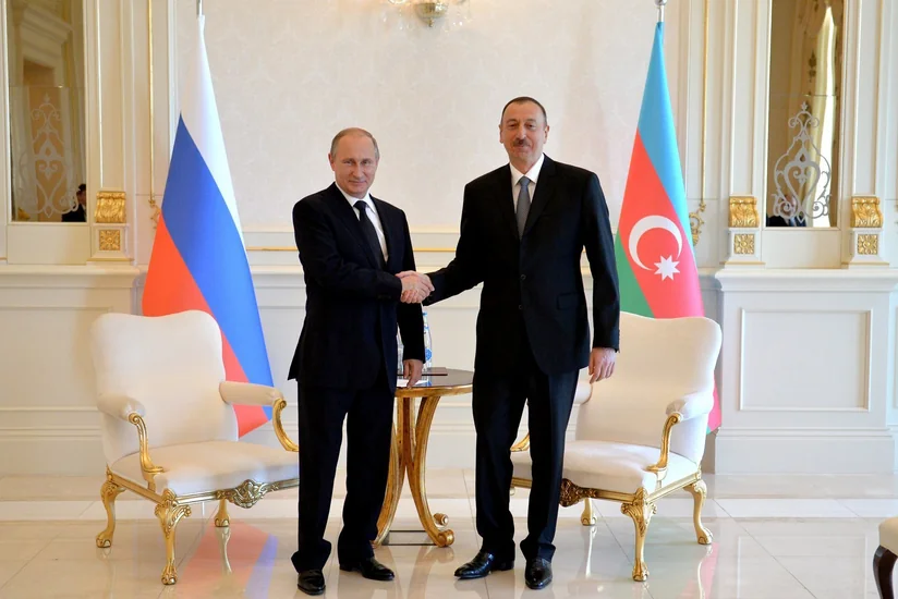 Azerbaijani, Russian presidents discuss situation on state border
