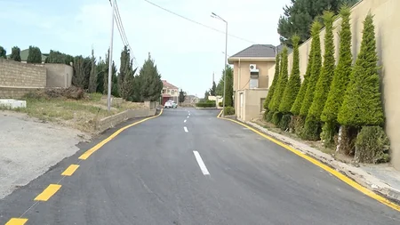 ​Bakıda daha bir küçənin təmiri başa çatıb