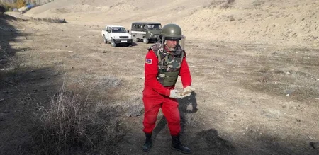 Qazaxda 4 ədəd top mərmisi tapılıb