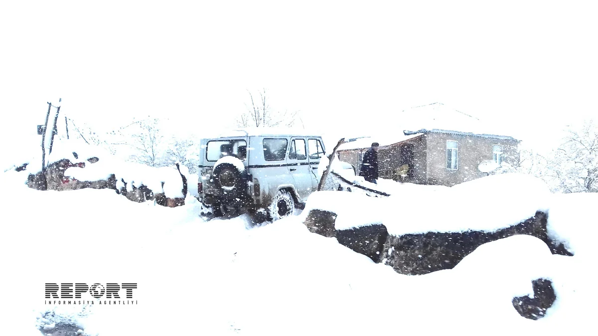 Faktiki hava şəraiti açıqlanıb: Xınalıqda qarın hündürlüyü 65 sm-dir