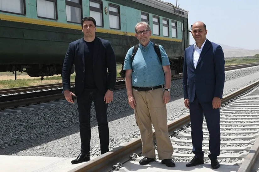 Dəmir yolu üzrə beynəlxalq təşkilatın rəhbəri Horadiz–Ağbənd layihəsi ilə tanış olub