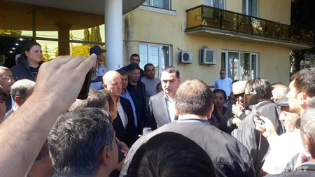 Gürcüstanda azərbaycanlı əlillər etiraz aksiyası keçiriblər - FOTO