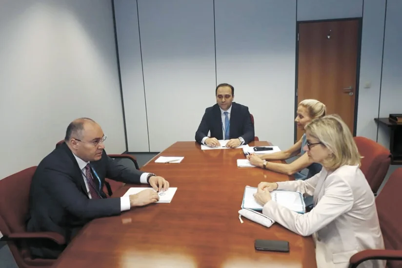 DGK sədri Avropa Komissiyası Vergi və Gömrük İttifaqının Beynəlxalq və Ümumi İşlər üzrə direktoru ilə görüşüb