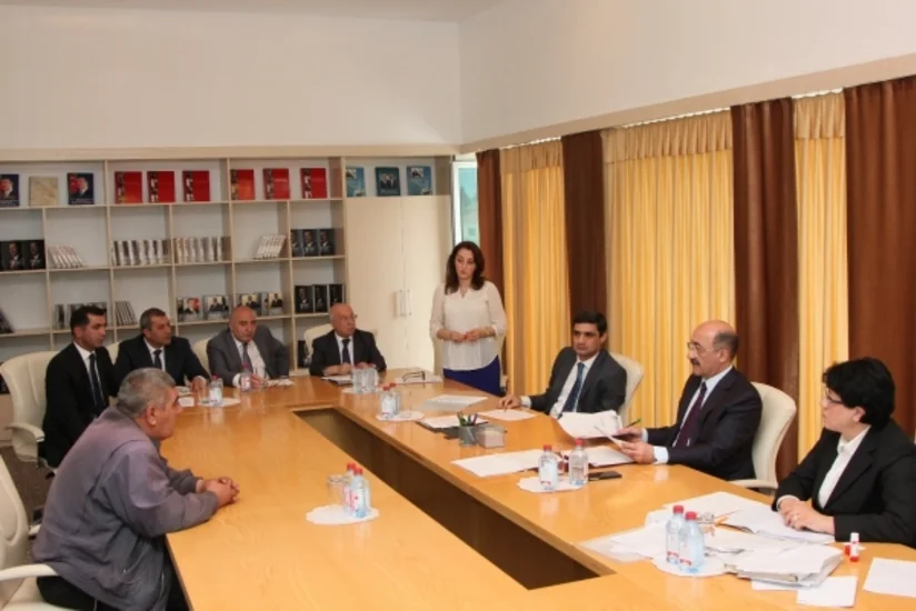 Mədəniyyət və turizm naziri Ağstafada vətəndaşları qəbul edib