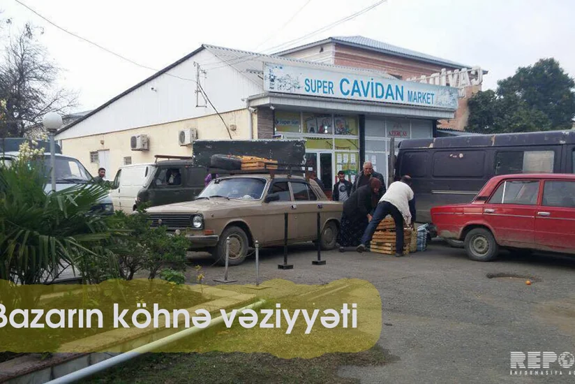 Lənkəranda generalın abidəsinin ətrafındakı bazar yığışdırılıb
