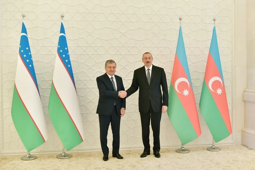 Azərbaycan və Özbəkistan prezidentlərinin görüşü olub - YENİLƏNİB