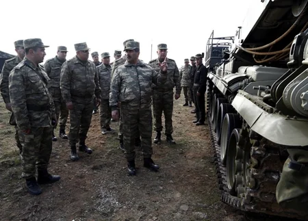 Azərbaycanda irimiqyaslı əməliyyat-taktiki təlimləri keçirilir - FOTO