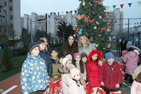 Leyla Aliyeva attends inauguration of another yard redeveloped under “Bizim həyət” project