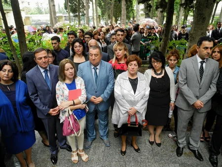 Prominent composer Uzeyir Hajibeyli commemorated