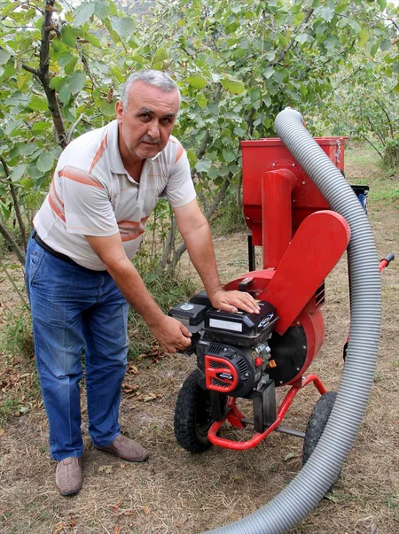 Türkiyədə fındıq yığmaq üçün maşın ixtira edilib