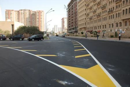 ​Nəcəfqulu Rəfiyev küçəsində aparılan təmir işləri yekunlaşıb