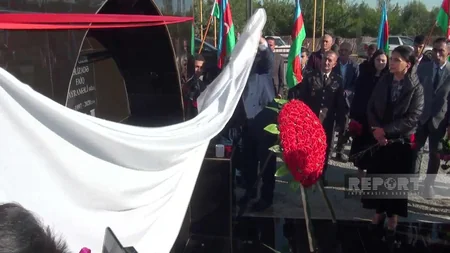 Zərdabda XTQ-nin şəhidinin xatirəsinə bulaq inşa edilib