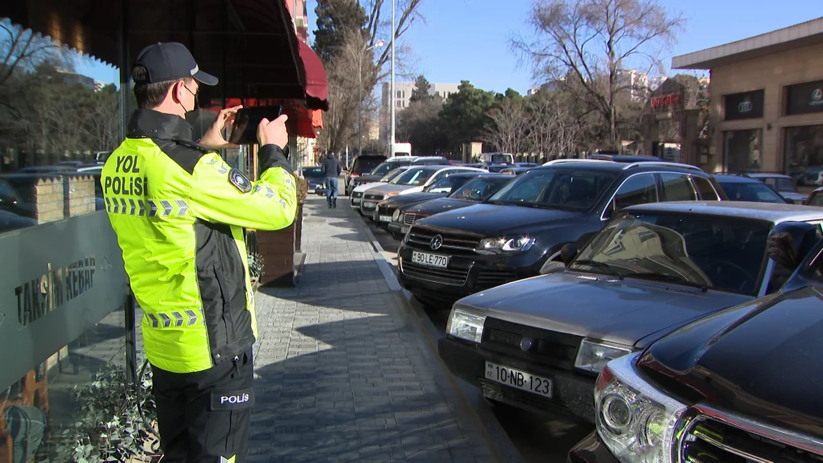Bakıda qanunsuz parklanmaya görə daha 175 şəxs cərimələnib