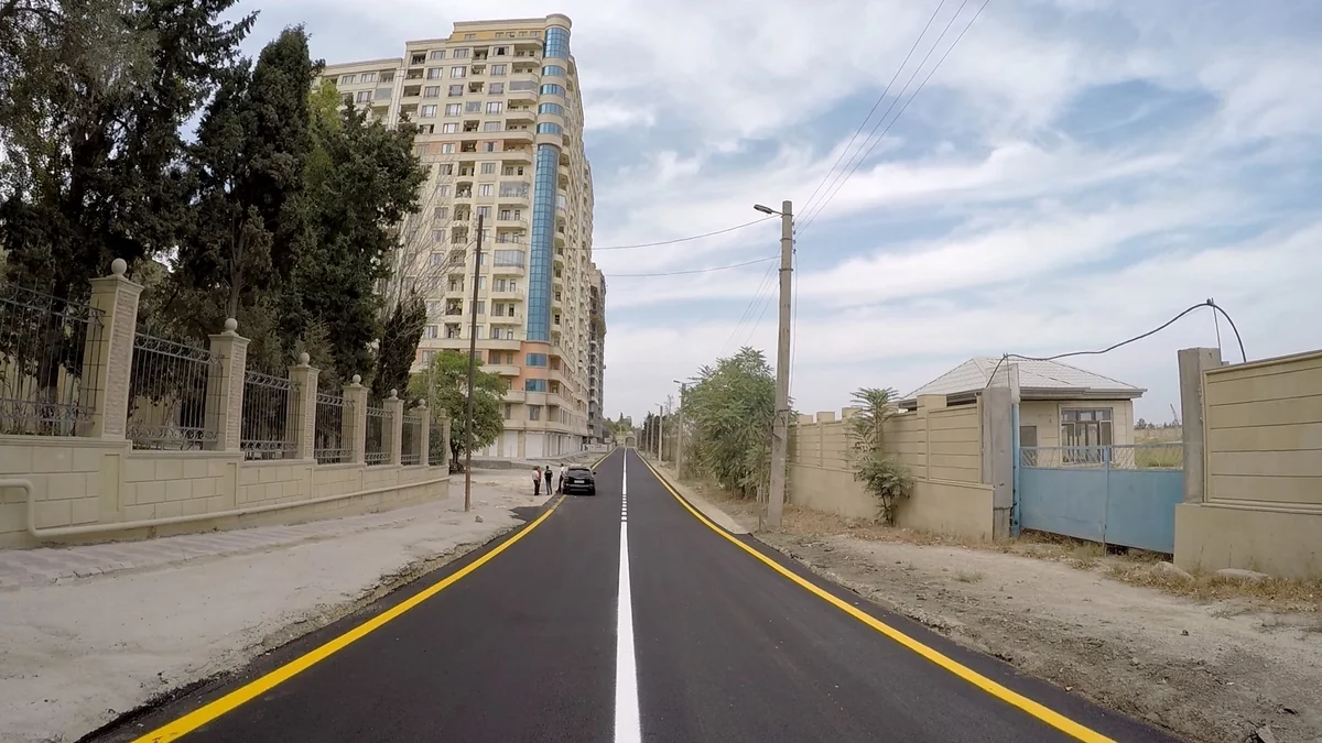 Bakıda daha bir yolun təmiri başa çatıb